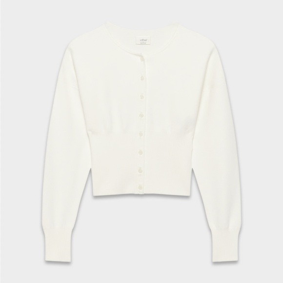 Aritizia Golighty Cardigan (light birch) - Picture 4 of 7